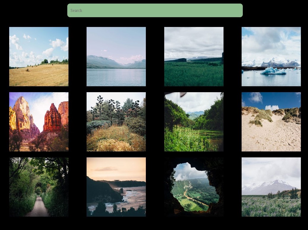 Preview of Gallery project